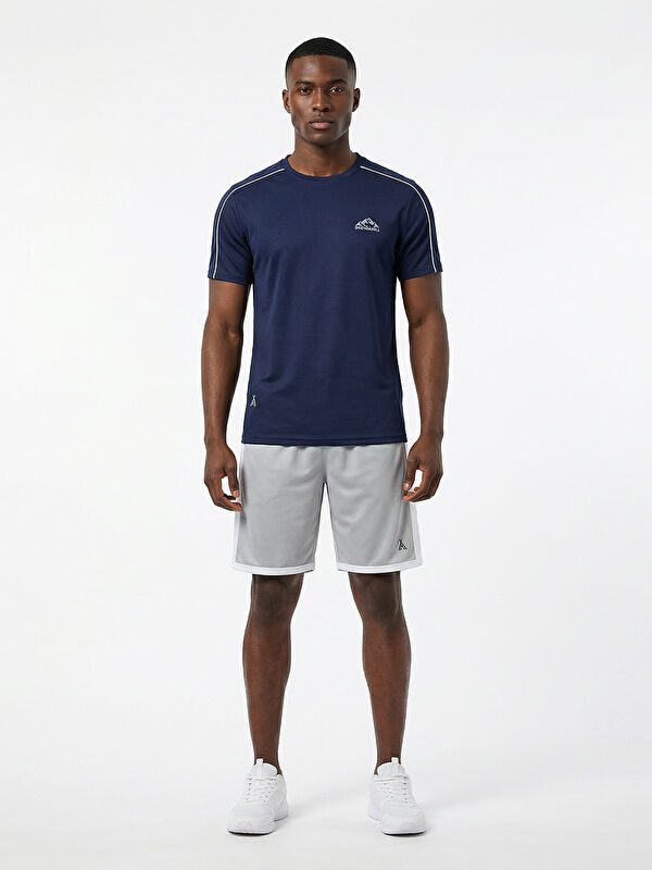 ORENDAHİLL ORENDAHILL Erkek Spor Tişört Hızlı Kuruyan Esnek Regular Fit Trim Detaylı Activewear