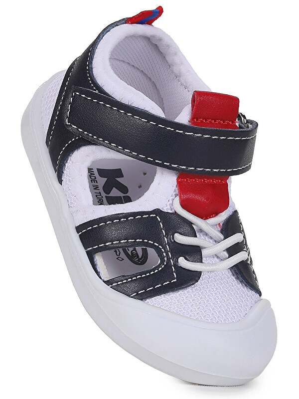 Kiko Kids Tapel İlk Adım Cırtlı Erkek Bebek Sandalet
