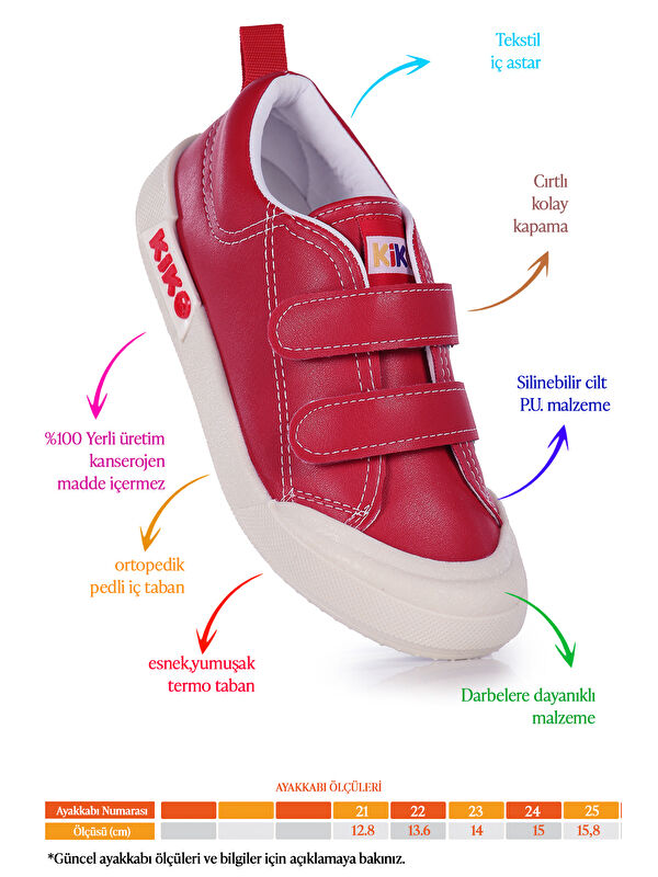 Suba Cırtlı Termo Taban Kız Bebek Günlük Spor Ayakkabı - Görsel 3