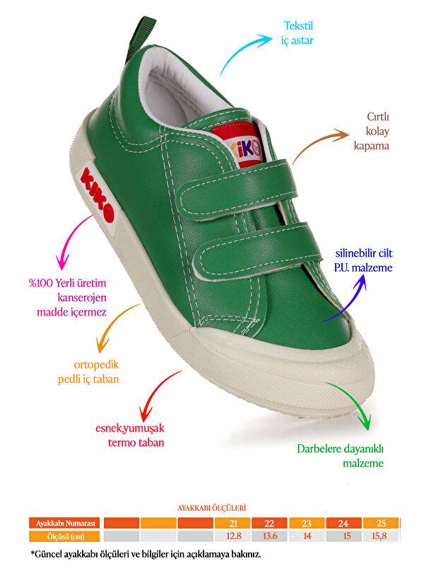 Suba Cırtlı Termo Taban Erkek Bebek Günlük Spor Ayakkabı - Görsel 3