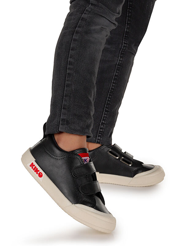 Kiko Kids Kiko Kids Siyah Suba Cırtlı Termo Taban Erkek Bebek Günlük Spor Ayakkabı LC Waikiki'de! Siyah - 4. görsel