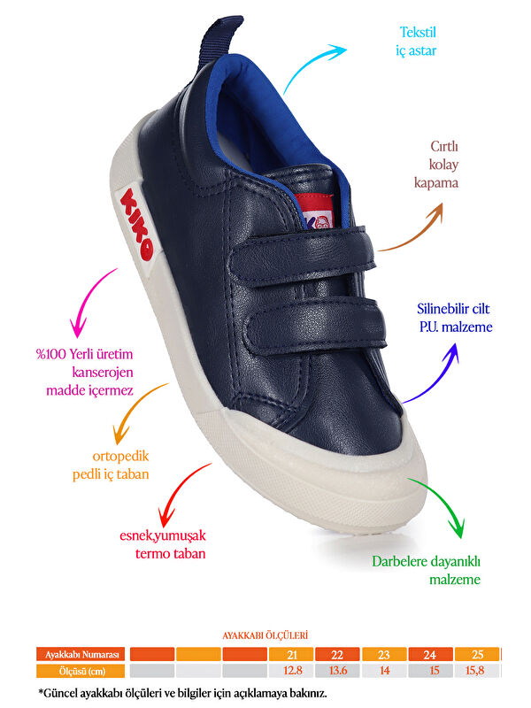 Suba Cırtlı Termo Taban Erkek Bebek Günlük Spor Ayakkabı - Görsel 3
