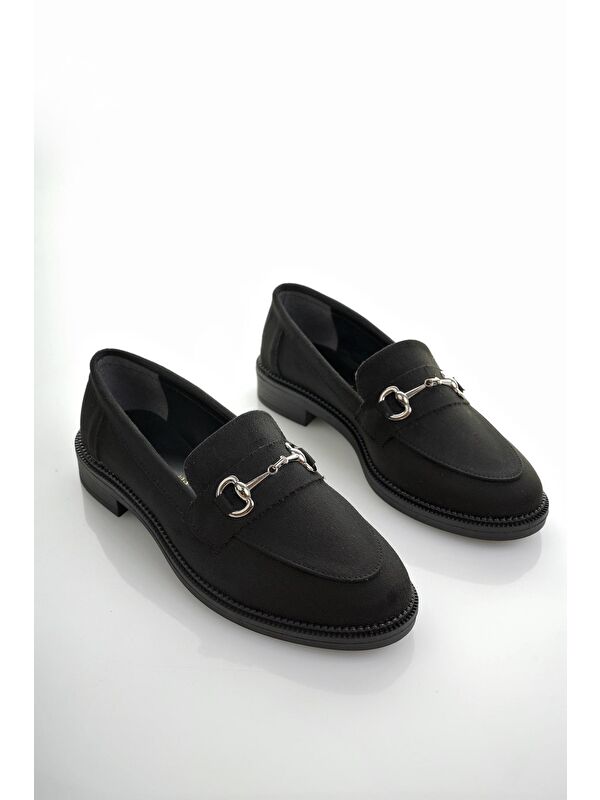 SUSSİE Metal Tokalı Kadın Loafer Günlük Ayakkabı - Görsel 3