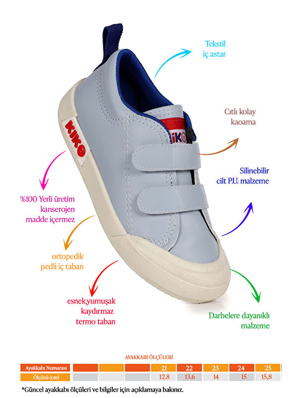 Suba Cırtlı Termo Taban Erkek Bebek Günlük Spor Ayakkabı - Görsel 3