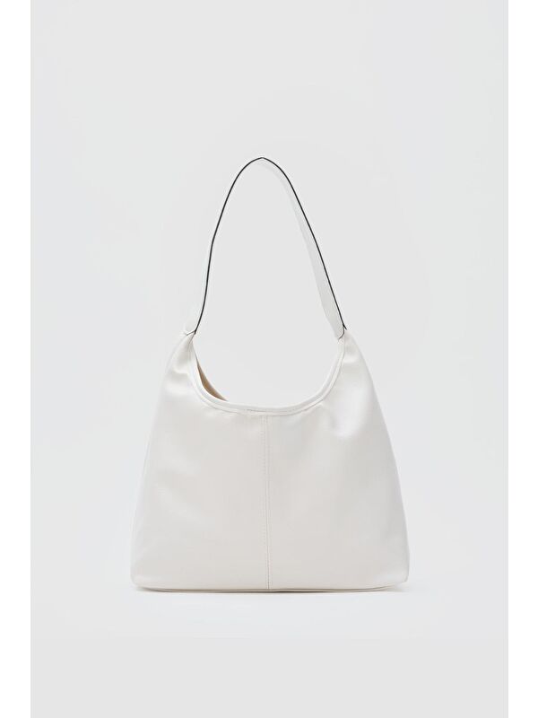 Shulebags Gina Vintage Omuz Çantası Krem