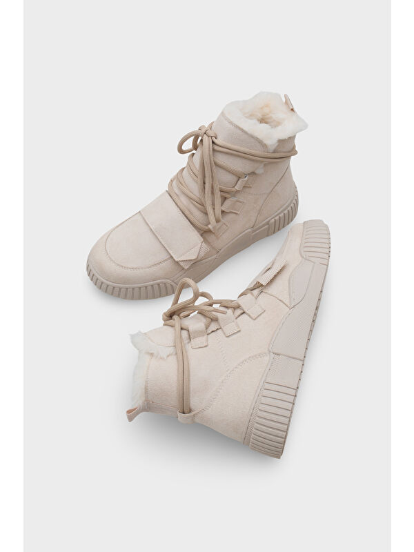 Sharron Kürklü Kadın Spor Bot - Görsel 7