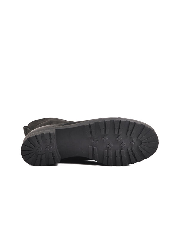 Siyah Nubuk Hakiki Deri Kadın Bot 670 Z - Görsel 6