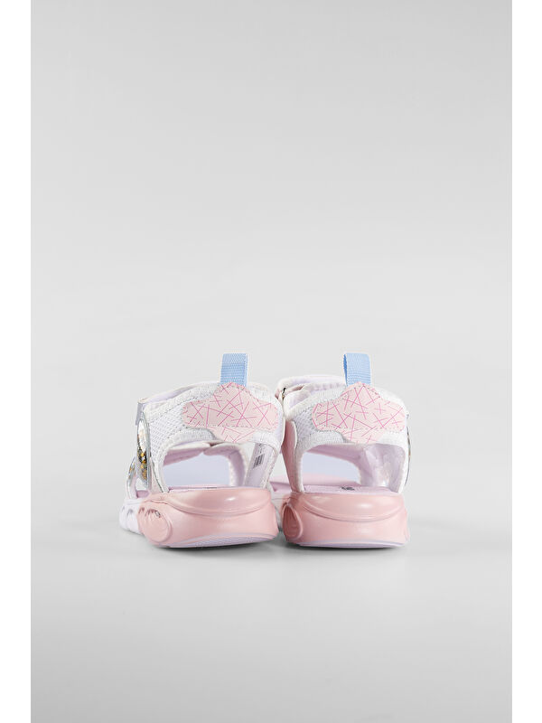 Legendy Işıklı Kız Okul Öncesi Beyaz Sandalet - Görsel 8