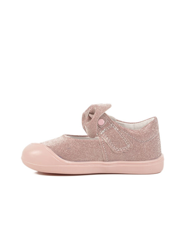 Pudra Cırtlı Ortopedik Kız Bebek Ayakkabı 25T100 İA - Görsel 3