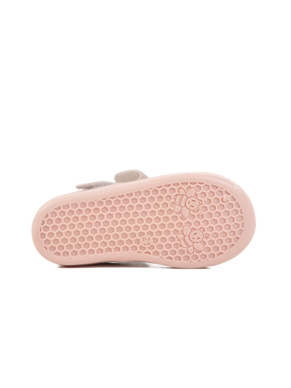 Pudra Cırtlı Ortopedik Kız Bebek Ayakkabı 25T100 İA - Görsel 6