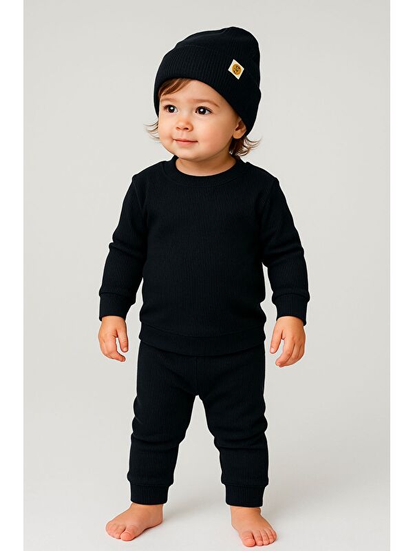 ZUZUNGA Unisex 3'Lü Kaşkorse Bebe Takım
