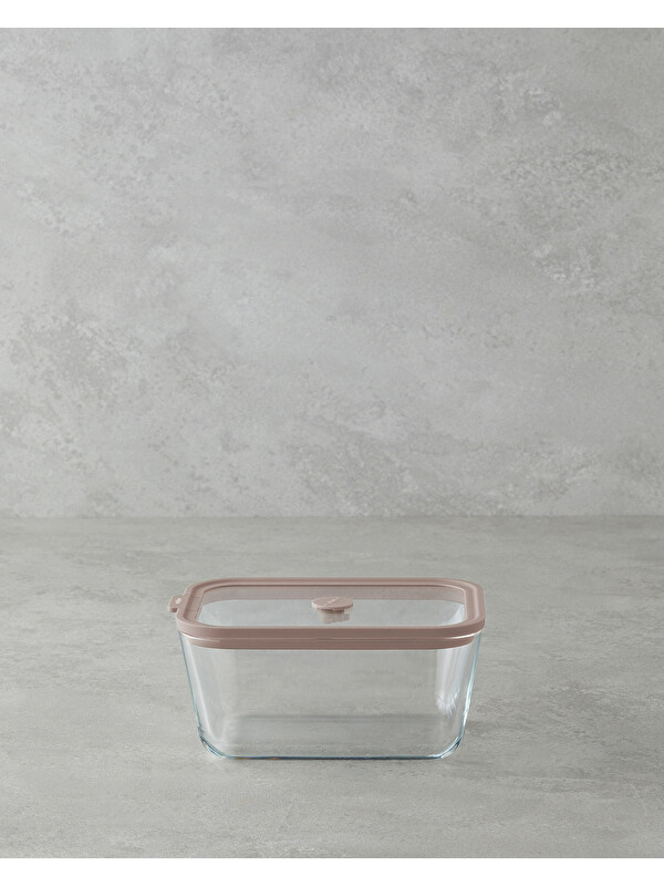 English Home Simone Borosilikat Saklama Kabı 750 ml Açık Pembe