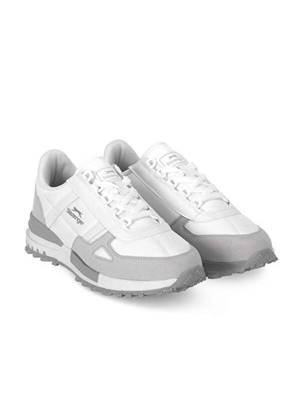 SLAZENGER SUPERNOVA I Erkek Beyaz / Gri Günlük Spor Ayakkabısı
