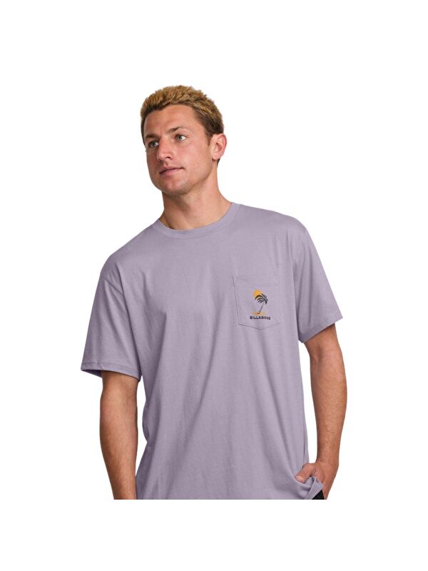 Billabong Troppo Premium Ss Erkek Mor Tişört