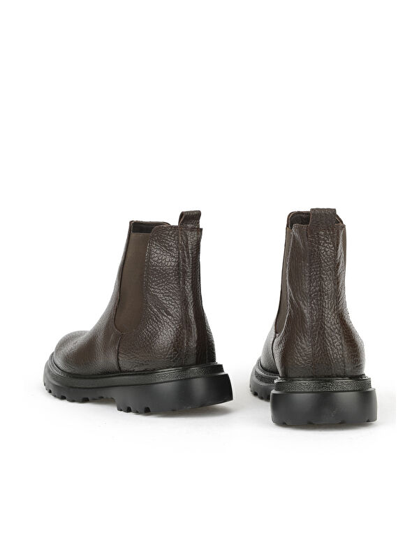 Erkek Hakiki Deri Bot 1531043Z42015 Kahve - Görsel 4