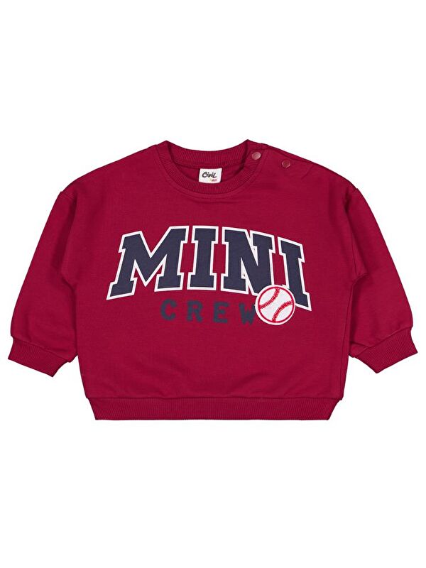 Civil Baby Mini Crew Baskılı 6-18 Ay Sweatshirt
