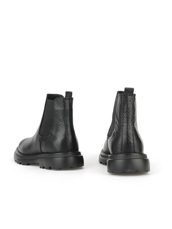 Erkek Hakiki Deri Bot 1531043Z42015 Siyah - Görsel 4