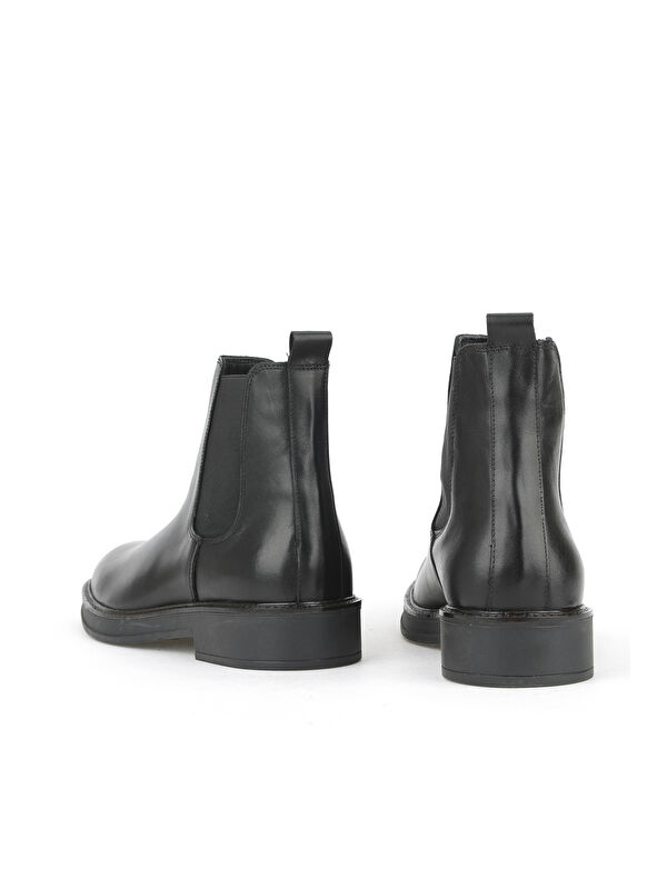 Erkek Hakiki Deri Bot 1531043Z028 Siyah - Görsel 4