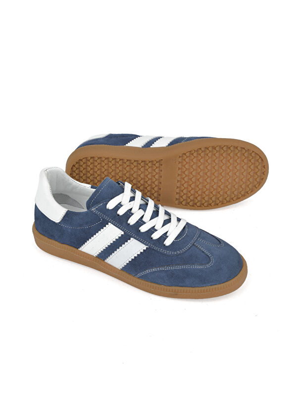 Kadın Hakiki Deri Sneaker 1511035Z64032 Lacivert - Görsel 5