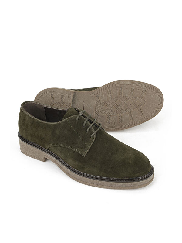 Erkek Hakiki Deri Ayakkabı 1531043Z0210 Haki - Görsel 5