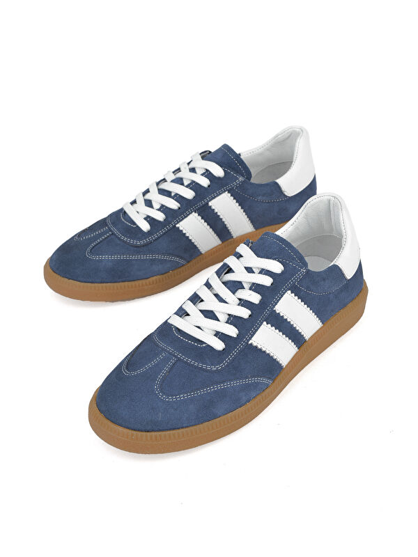 Kadın Hakiki Deri Sneaker 1511035Z64032 Lacivert - Görsel 6