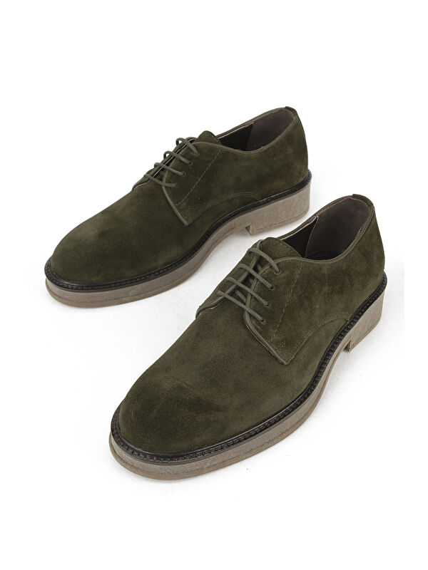 Erkek Hakiki Deri Ayakkabı 1531043Z0210 Haki - Görsel 6