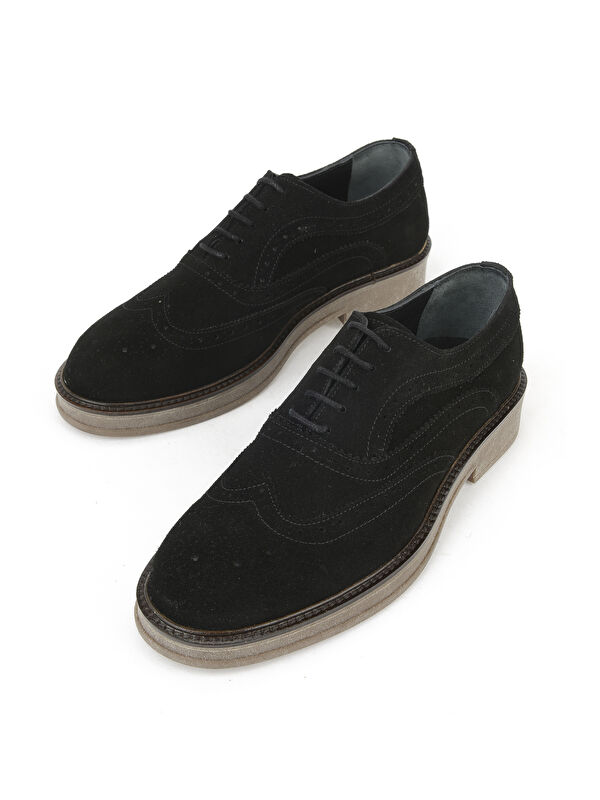 Erkek Hakiki Deri Ayakkabı 1531043Z026 Siyah - Görsel 6