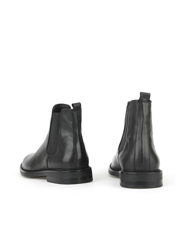 Erkek Hakiki Deri Bot 1531043Z41216 Siyah - Görsel 4