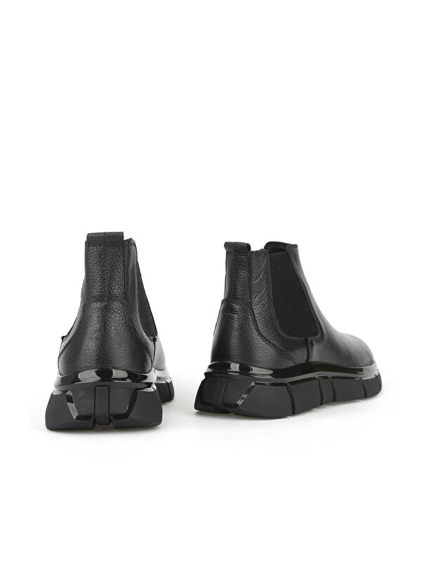 Erkek Hakiki Deri Bot 1531025Z2506 Siyah - Görsel 4