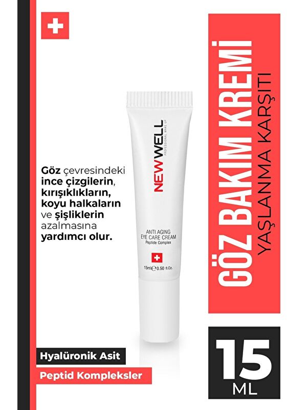 New Well Yaşlanma Karşıtı Göz Bakım Kremi 15 ml