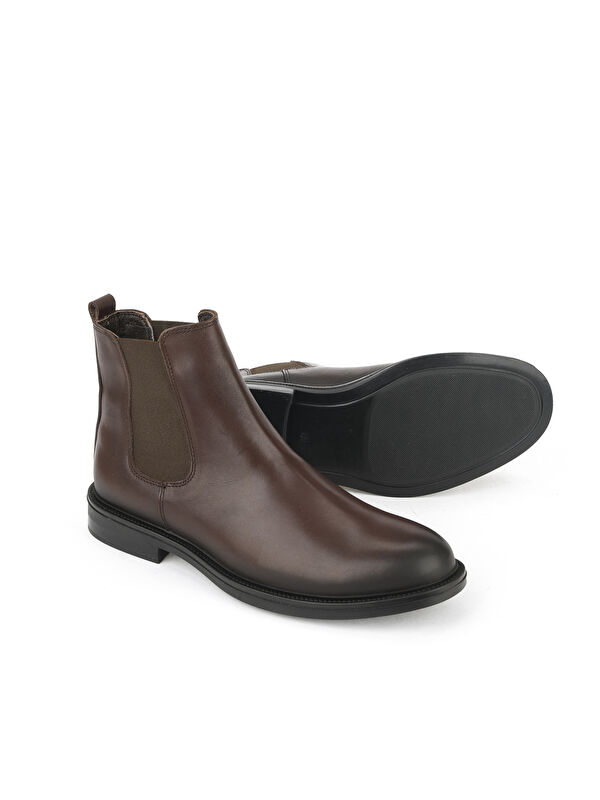 Erkek Hakiki Deri Bot 1531043Z41216 Kahve - Görsel 5