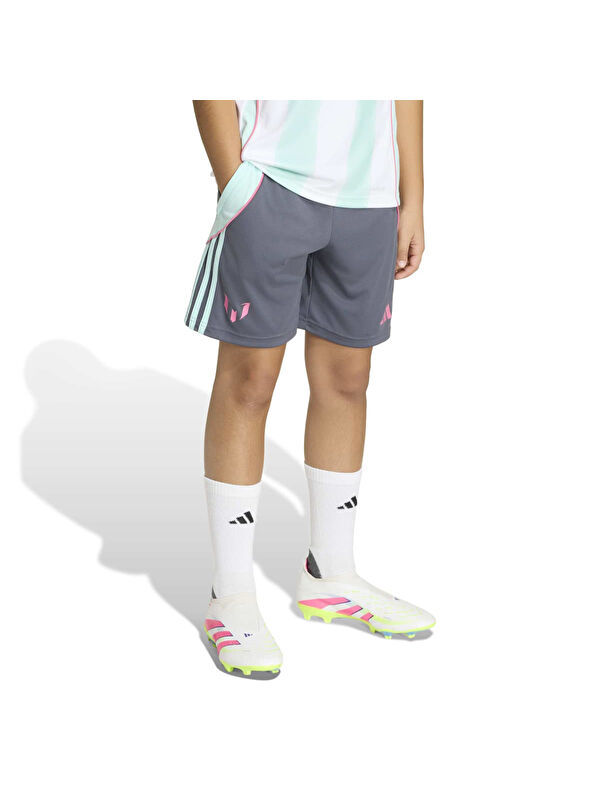 Adidas Messi Çocuk Gri Şort