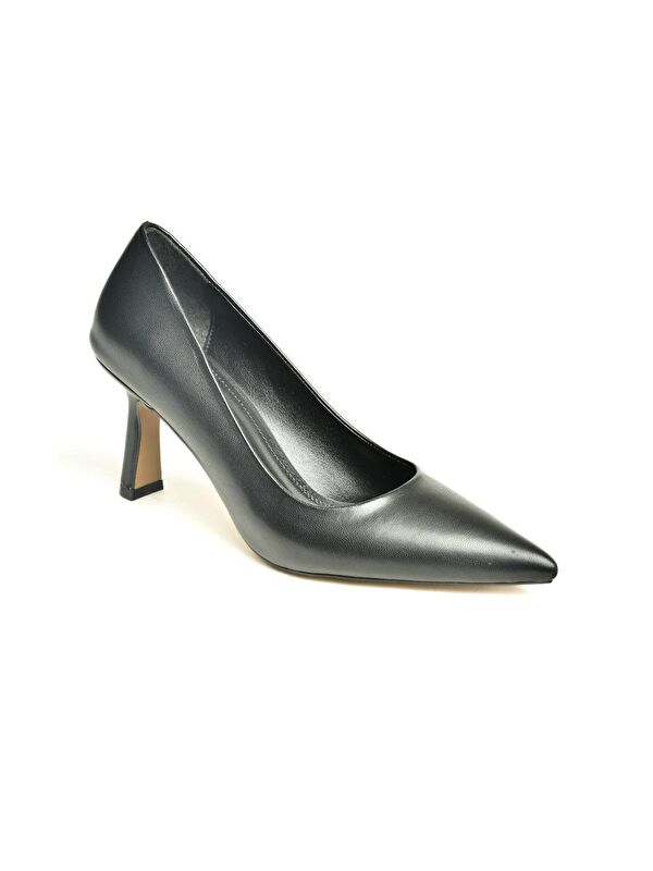 U8207200 Siyah Kadın Topuklu Ayakkabı - Görsel 3