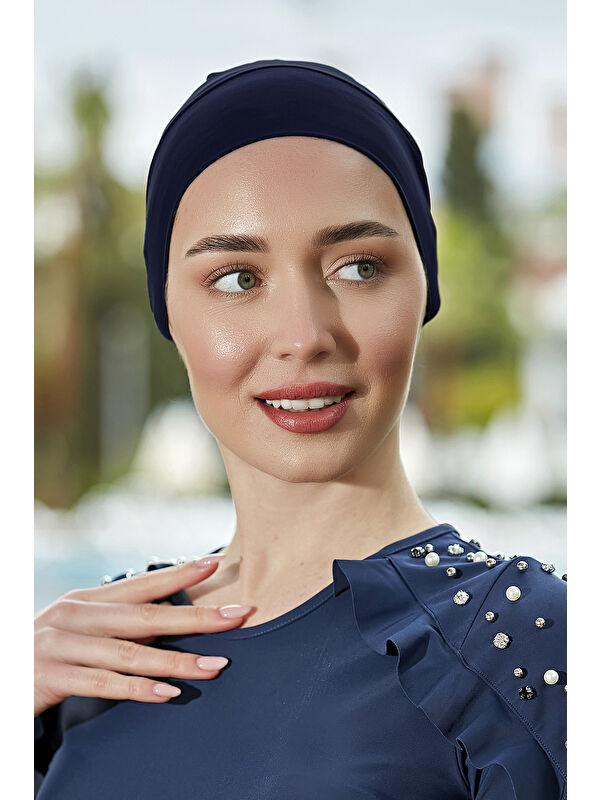 Remsa Mayo Havuz Deniz Düz Bone R-999-B Lacivert