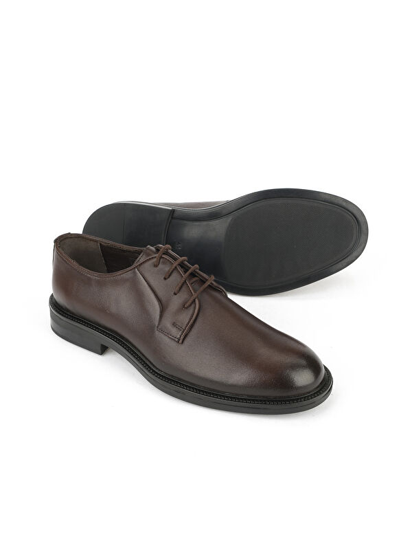 Erkek Hakiki Deri Ayakkabı 1531043Z41214 Kahve - Görsel 5