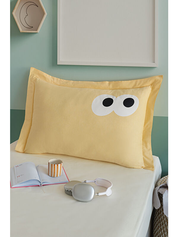 UPSTYLE Yastık Kılıfı Oxf. Funny 50x70 cm Sarı