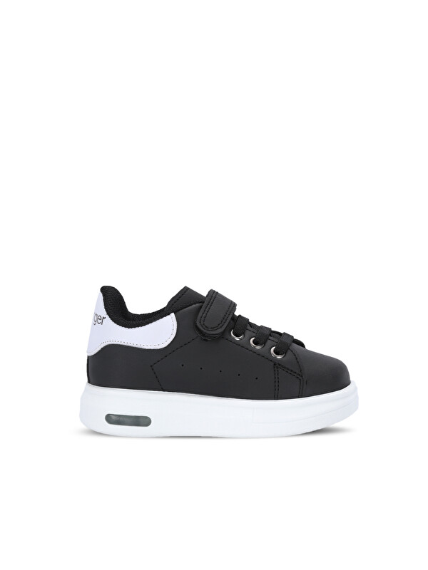 SLAZENGER EQUAL Unisex Çocuk Siyah / Beyaz Günlük Spor Ayakkabısı