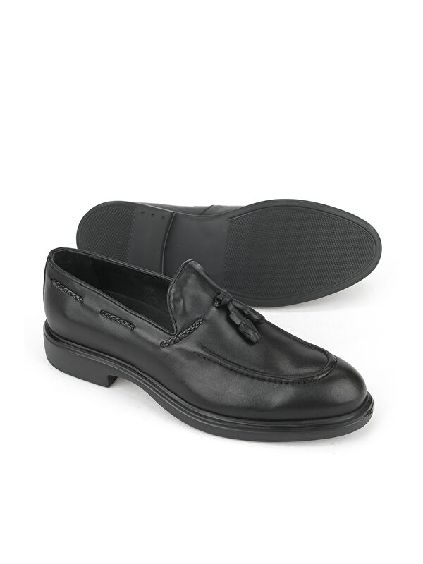 Erkek Hakiki Deri Ayakkabı 1531043Z4193 Siyah - Görsel 5
