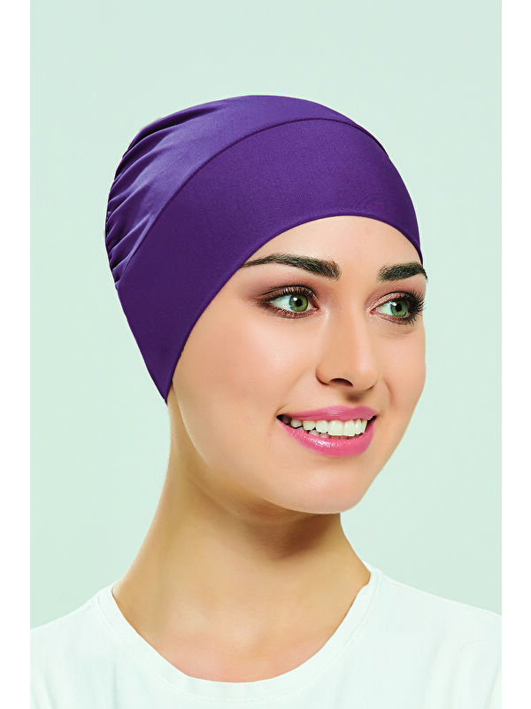 Remsa Mayo Havuz Deniz Düz Bone R-999-B Mor