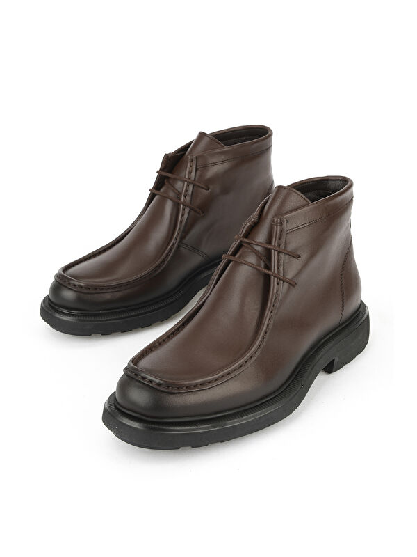 Erkek Hakiki Deri Bot 1531043Z4049 Kahve - Görsel 6