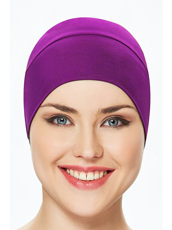 Remsa Mayo Havuz Deniz Düz Bone R-999-B Mor01