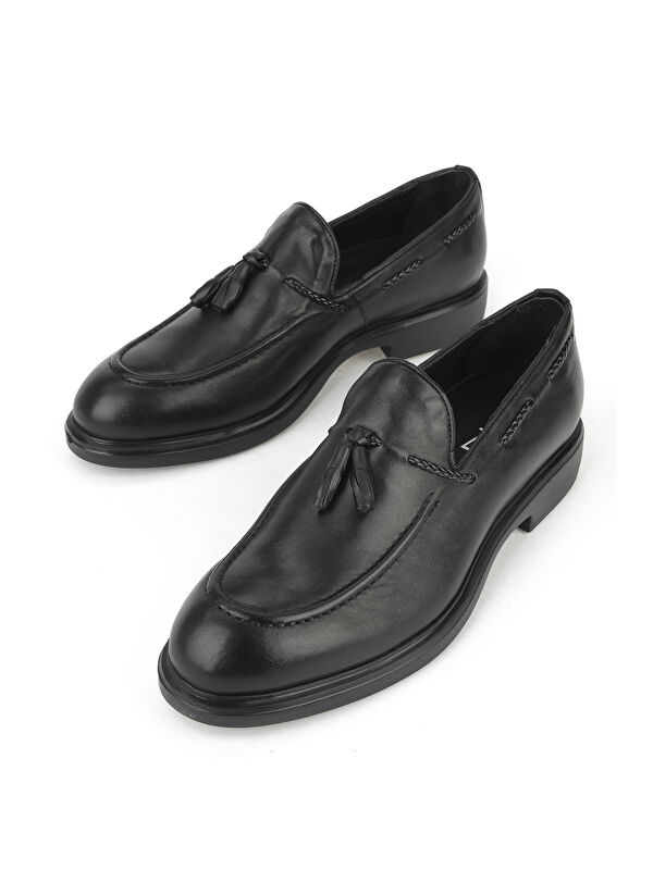 Erkek Hakiki Deri Ayakkabı 1531043Z4193 Siyah - Görsel 6