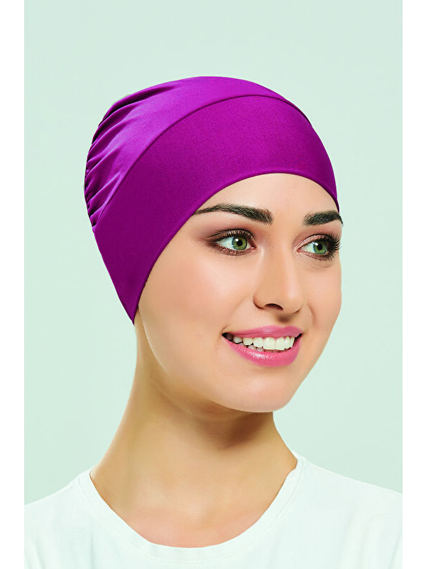 Remsa Mayo Havuz Deniz Düz Bone R-999-B Mürdüm