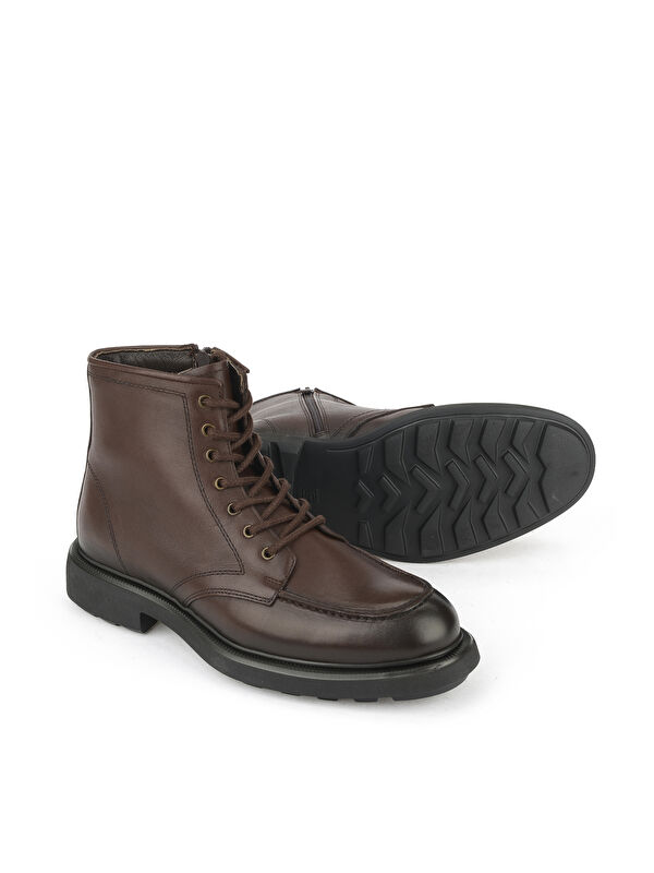 Erkek Hakiki Deri Bot 1531043Z4048 Kahve - Görsel 5
