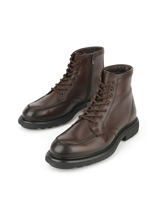 Erkek Hakiki Deri Bot 1531043Z4048 Kahve - Görsel 6