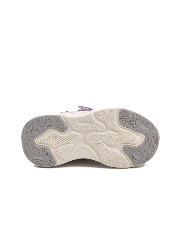 Lila Leopar Desenli Cırtlı Hafifi Kız Çocuk Spor Ayakkabı Toti Cilt F - Görsel 6