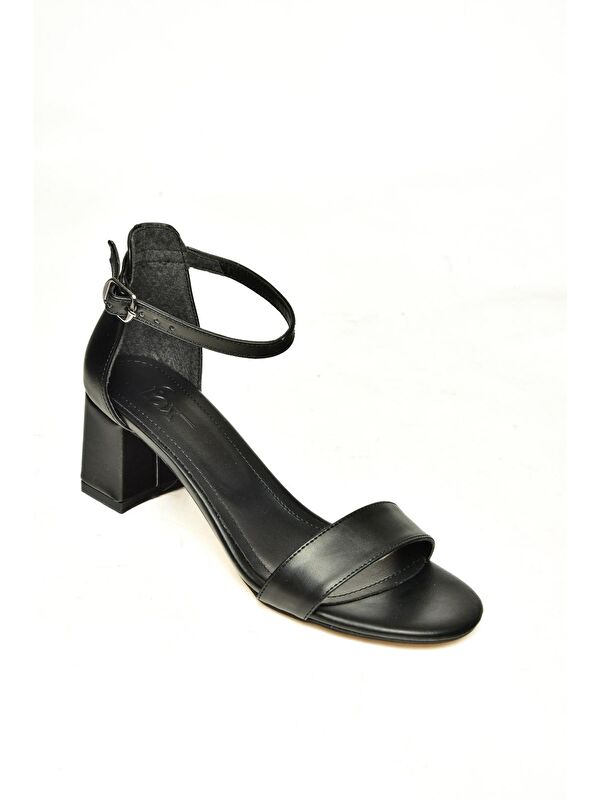 U5784510 Siyah Kadın Topuklu Ayakkabı - Görsel 4