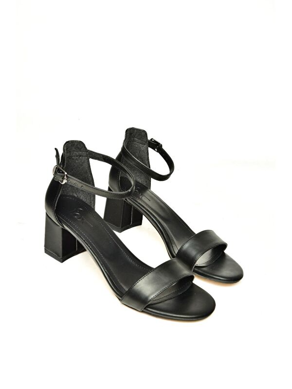 U5784510 Siyah Kadın Topuklu Ayakkabı - Görsel 5