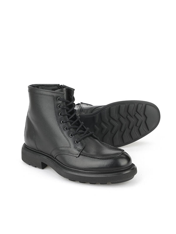 Erkek Hakiki Deri Bot 1531043Z4048 Siyah - Görsel 5