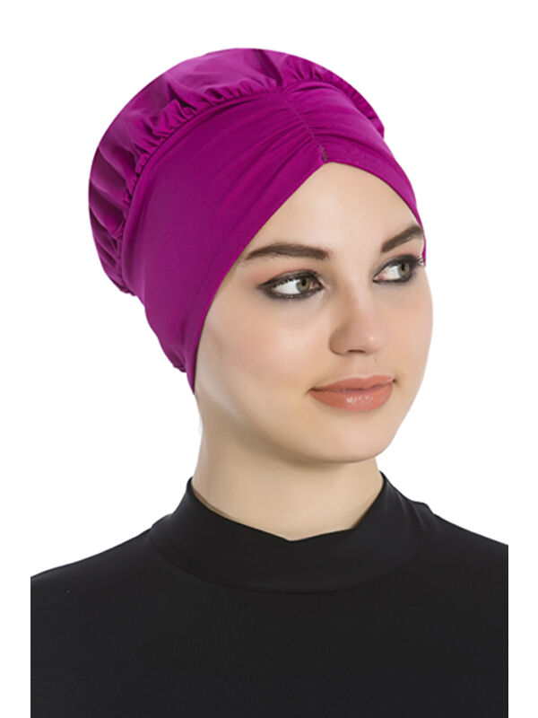 Remsa Mayo Büzgülü Deniz Havuz Bone R-1001 Pembe01